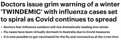 澳洲恐迎“双重疫情”！新冠还没结束，流感又可能再次爆发...（组图）