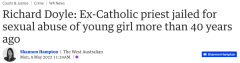 【恶魔】西澳神父性侵教徒女儿！定期去其家中对女孩进行性虐待！
