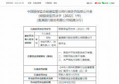 涉贷款风险分类不准确等“三宗罪”，富滇银行昭通分行被罚115万元