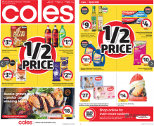 本周最新！Coles超市特价清单，网红整鸭直降11刀，椒盐鱿鱼半价...（组图）