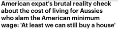 美国小哥来澳后被贵哭！麦当劳直接翻倍, 房价是美国20倍？