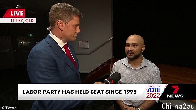 Swing voter Kurt (pictured right) watching last night's election debate between Scott Morrison and Albanese, said that just one word spoken by the Labor leader was enough to get his vote