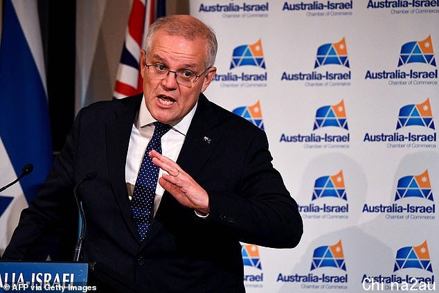 Prime Minister Scott Morrison (pictured) is blaming Australia's cost of living crisis on inflation, which he says is outside his control but said Labor's policies would only push prices up further