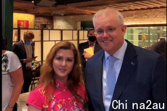Jaylin Mao was pictured with Scott Morrison earlier this year.