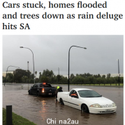 阿德恶劣天气警告：冷锋将持续数日，南澳遭遇暴风雨，汽车被困，房屋被淹！