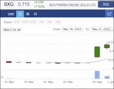金矿商SXG公布重大黄金发现 股价两日飙升290%