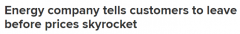 “企业自杀行为”？澳能源商劝退用户：电价即将大涨，我们给不了最好的价格（组图）