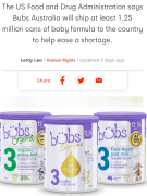 澳新乳品专家Bubs，被各大权威媒体争相报道，澳洲之光令人骄傲！