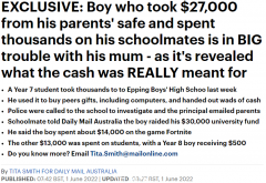 惊呆！Epping男生盗父母$2.7万血汗钱，给同学送礼炫富，狂撒现金（组图）
