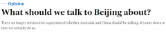 澳媒：澳中两国必须恢复对话，唯一问题是谈什么（组图）