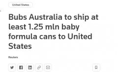 13万家商店婴儿奶粉急缺！澳洲紧急出手