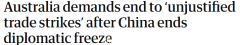 澳外长黄英贤：尽全力游说中国取消贸易制裁，但不会出卖澳洲价值观（组图）
