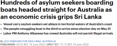 斯里兰卡遇经济危机，数百难民欲偷渡入澳！蛇头：新工党政府会更加宽容（组图）