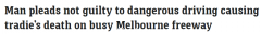 墨尔本男子应急车道被撞身亡，肇事司机否认危险驾驶引致他人死亡（组图）