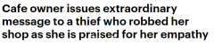 澳洲咖啡馆被打劫！老板事后一篇帖子引爆网络，网友纷纷竖起大拇指（组图）