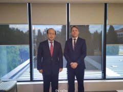 中国驻澳大使肖千会见澳洲工党书记Paul Erickson（图）