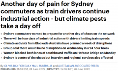 注意！未来数日多行业展开劳工行动，悉尼交通恐现重大延误（视频/组图）