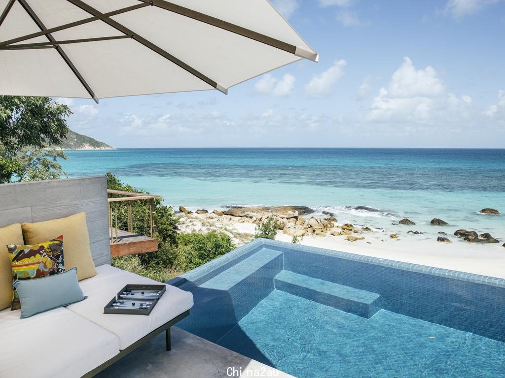 The House is built on a pristine headland of the exclusive Lizard Island. Picture: Elise Hassey,