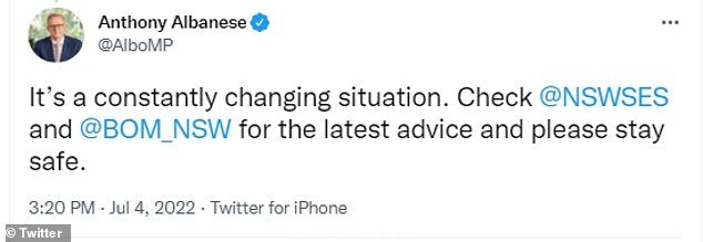 As he crossed into Poland from Ukraine this morning, the Prime Minister was allowed to switch on his phone and receive briefings from the Emergency Management Minister and the NSW Premier