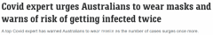 一周20万人感染新冠！新变体在澳蔓延，确诊数再次攀升，专家警告小心二次感染（组图）