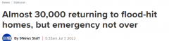 今日起，新州23地开放申请灾害补助！悉尼洪灾稍缓，近3万人可重返家园（组图）