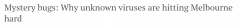 “神秘病毒”来袭？澳洲不少患者严重染病，检测却呈阴性！医生都懵了...（图）