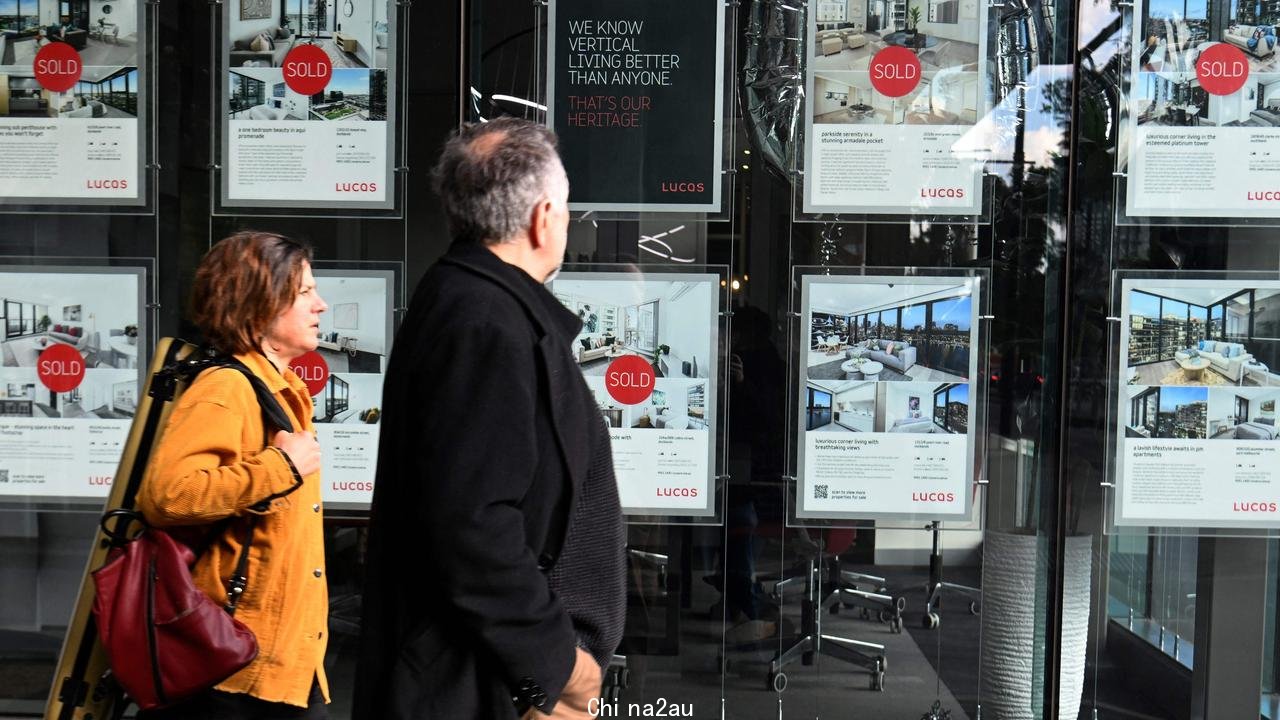 The housing market could crash if interest rates go too high. Picture: William West/AFP
