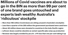 澳洲订购过量新冠疫苗，数千万剂恐被浪费！99%的Novavax没人用（组图）