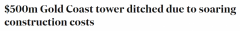 建筑成本激增，澳大型开发商取消$5亿公寓项目，将退还客户押金（组图）