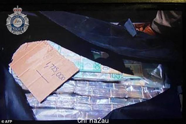 Police seized over $1million in cash from a 32-year-old Brisbane woman's home, the cash is believed to be the profits from the cocaine cartel (above)