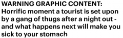 游客在澳洲街头惨遭6人围殴，全身赤裸倒在街头！幸得路人相助送医（视频/组图）