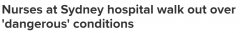 受疫情及流感双重夹击，悉尼医院人手严重短缺，护士不满超额工作罢工（组图）