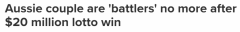 一夜暴富！新州夫妇喜中$2000万乐透大奖，直言不用再努力工作了（组图）