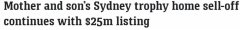华人母子1年壕掷$1亿在悉尼买房！名下滨海豪宅出售，指导价$2500万（组图）
