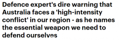 专家：澳洲将被卷入台海冲突，需发展远程导弹抵御“来自北方的入侵”（组图）
