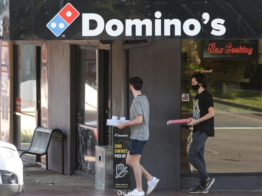 Domino’s new range is available for pick-up and on delivery. Picture: NCA NewsWire / Brenton Edwards