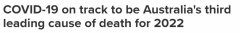 超过中风及肺癌！新冠成本年度澳人“第三大杀手”，已致7000多人病亡（组图）
