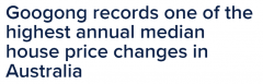堪培拉这个地方竟成最大黑马!?Googong跃升为全澳房价年增幅最高之一！买家一夜激增