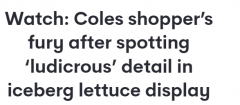 $6.2的生菜只卖一半？澳女Coles购物发现惊人细节，直呼太荒唐（组图）