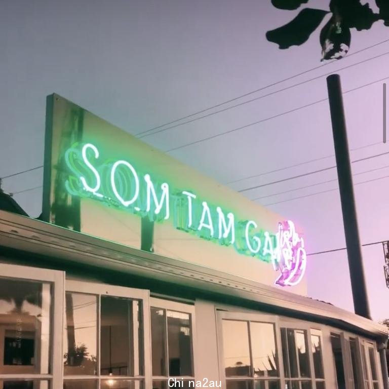Mermaid Beach restaurant Som Tam Gai. Picture: Instagram.