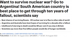 报告：若美俄爆发全面核战，澳洲和阿根廷最适宜生存（组图）