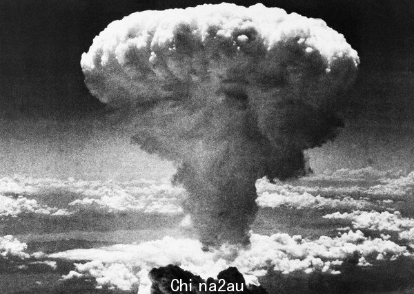 ▲▼第二次世界大战末，美军对日本长崎市发射原子弹。（图／达志影像／美联社）