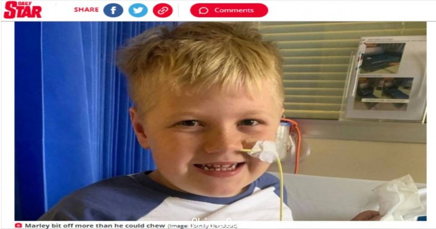 澳洲8岁男气喘多年喉咙照X光才知玩具卡气管