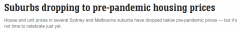 Rhodes、Haymarket、Eastwood和Epping上榜！悉尼多地房价暴跌，最高跌40%，部分城区跌至2年前水平