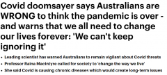 “新冠疫情还没结束！” 澳专家：病毒威胁将持续，生活方式需改变（组图）