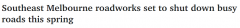 司机注意：墨尔本东南区这个春季要堵车了！多条道路因施工将关闭（组图）