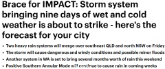 悉尼将连下9天雨！澳洲多地将迎暴雨，部分地区恐现洪水（组图）