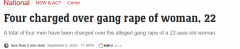悉尼4男被控轮奸！将女网友引至房间作案（组图）