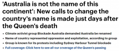 澳气候活动组织呼吁更改国名，直言：“澳洲”是压迫和剥削的代名词（组图）