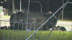 霍顿车撞上空军基地栅栏导致17岁少年死亡，警方说并没有追逐它